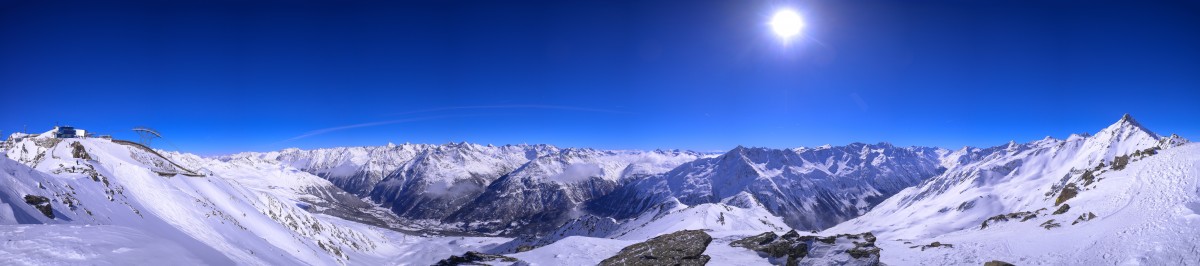 صورة عالية الدقة خالية من Berge بانوراما Himmel Sonne