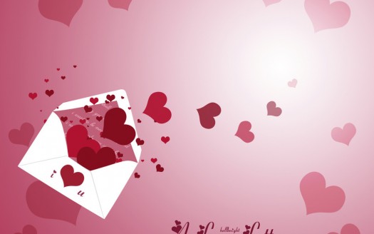 صور رومانسية للعشاق  A Love Letter Wallpaper حب وغرام