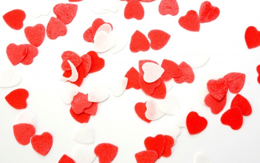 صور رومانسية للعشاق  Plenty of Love Hearts Wallpaper حب وغرام