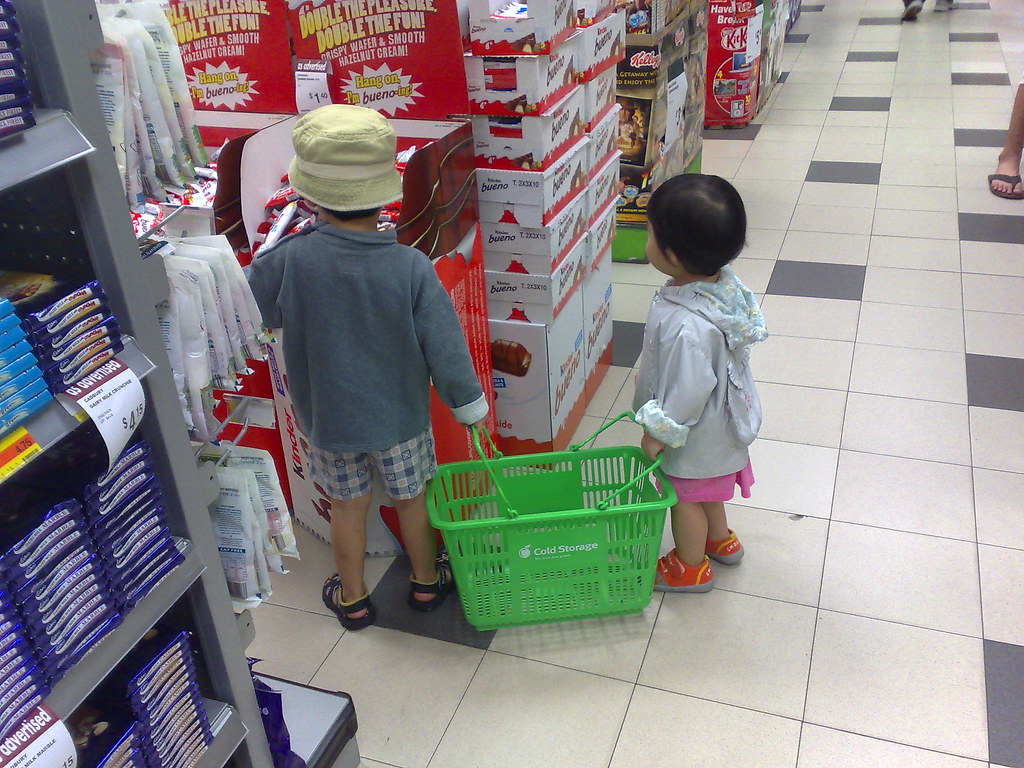 Shopping with the kids