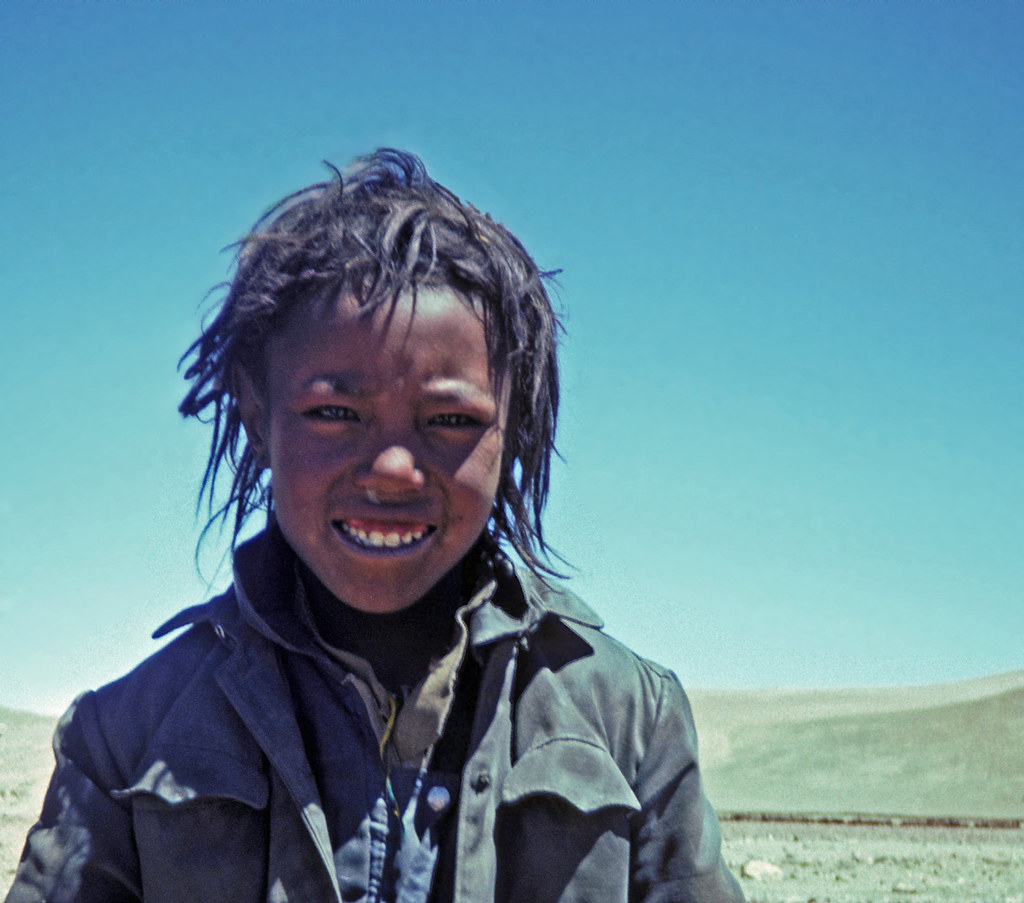 kid in tibet